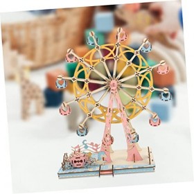 Toyvian 1 Jeu Puzzle 3D De La Grande Roue Blocs De Construction Grande Roue Jouet Scientifique De Construction Jouet De Bloc 