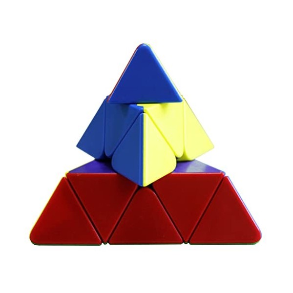 Oostifun Gobus MOFANGJIAOSHI MoYu RS Pyramid Pyraminx Twisty Puzzle Cube Brain Teaser jinzita Stickerless MagLev Version Dual