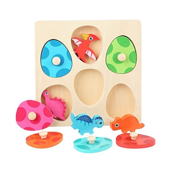 Toyvian Dinosaur Puzzle for Kids Dinosaur Egg Puzzle Touet Multicouche Puzzle Toy 3D Dinosaur Puzzle Toy