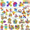 TOMYOU Kits de Blocs de Construction Jumbo 160 pièces -Jouets de Construction STEM - emboîtables pour Tout-Petits et Enfants