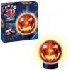 Ravensburger - Puzzle 3D Ball illuminé - Citrouille dHalloween - A partir de 6 ans - 72 pièces numérotées à assembler sans c