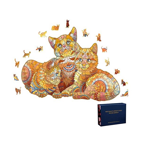 Puzzle en Bois Puzzle en Bois pour Adultes 500 Pièces Dragon Mécanique