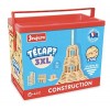 Jeujura - 8322- Jeux de Construction-Tecap Baril de Planchettes 3XL - 200 Pieces