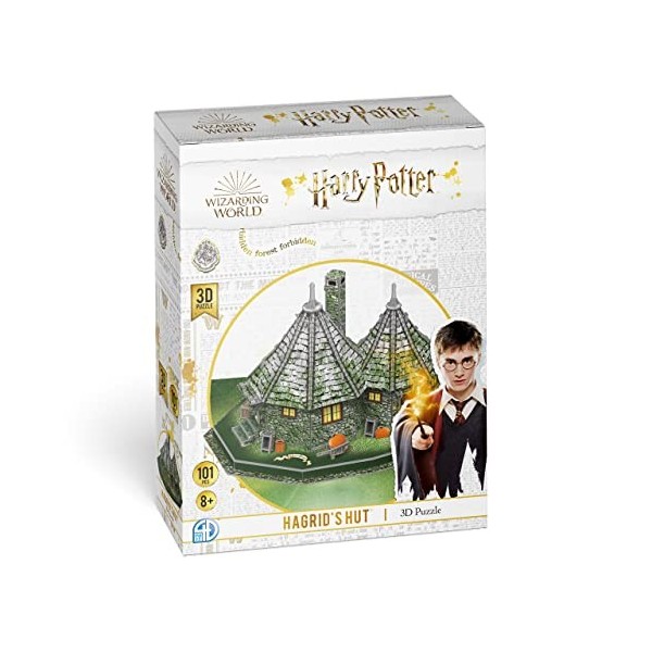 4D Cityscape Harry Potter Puzzles en papier 3D Hagrids Hutt