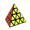 Gobus ShengShou 4x4 Pyraminx Pyramid Triangle Cube Magique Vitesse Puzzle Cube Noir