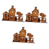 Toyvian 1 Pc Casse-tête Maison 3D Puzzles De Bricolage Puzzles Jouets De Construction Puzzles Miniatures De Maison De Poupée 