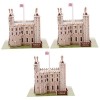 TOYANDONA 4 Ensembles Casse-tête Tour De Londres Cadeau De Puzzle 3D pour Enfants Puzzle Éducatif pour Enfants Puzzle Archite