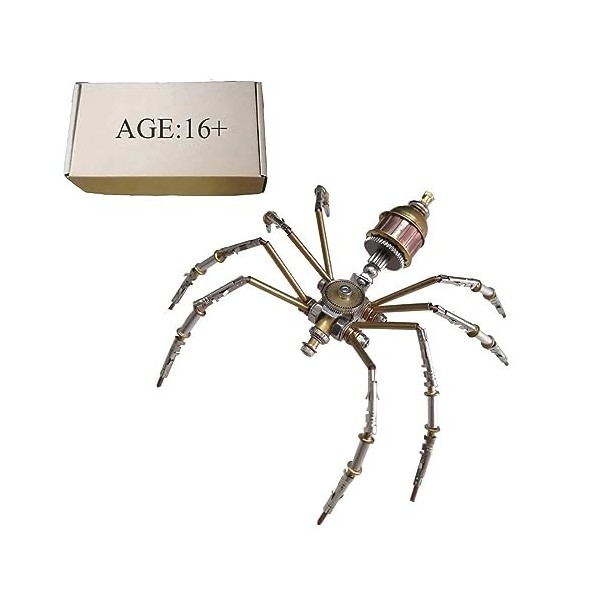 JEBU Puzzle 3D en métal - Fourmi - Puzzle 3D en métal pour adultes - Kit de construction mécanique à monter soi-même