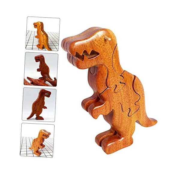 Abaodam Puzzle en Bois Jouet Animal Puzzle 3D Jouets Éducatifs Puzzles pour Enfants Jouets pour Enfants Puzzle pour Enfants J