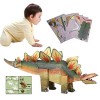 lembrd Puzzles de Dinosaures 3D - Jumbo 3D Paper Dinosaurs Puzzles | Casse-tête Jouets Animaux 3D Puzzles Art Craft Kits Puzz