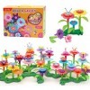 Jouets de Construction de Jardin de Fleurs pour Filles, 148 pièces Ensembles de Bouquets de Bricolage pour Filles de 3 4 5 6 