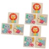 Toyvian 9 Pièces Puzzle Cadeaux pour Garçons Cadeaux pour Adultes Boiseries Décor Coloré Jouets De Garçons Jouets pour Enfant