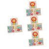 Toyvian 9 Pièces Puzzle Cadeaux pour Garçons Cadeaux pour Adultes Boiseries Décor Coloré Jouets De Garçons Jouets pour Enfant