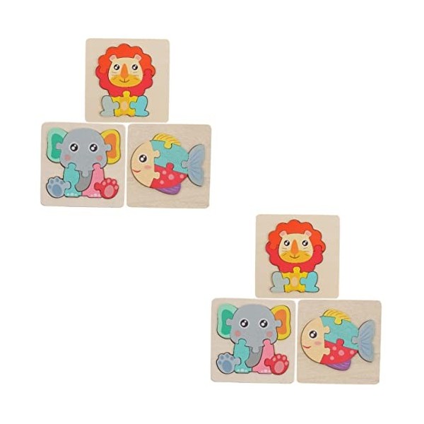 Toyvian 9 Pièces Puzzle Cadeaux pour Garçons Cadeaux pour Adultes Boiseries Décor Coloré Jouets De Garçons Jouets pour Enfant