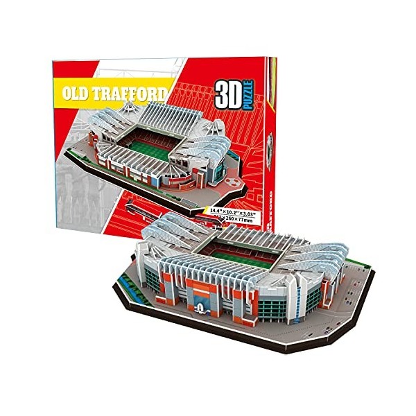 Georgie Porgy 3D Stade de Football Puzzle DIY Jouets de Construction Ensembles Bernabeu Stade 101pcs 