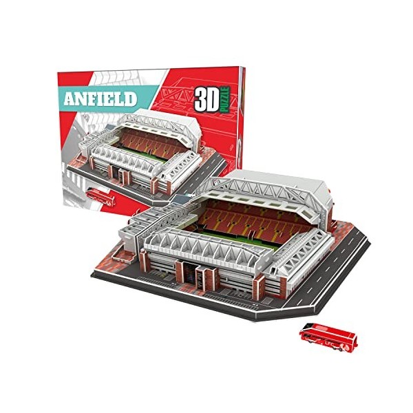 Georgie Porgy 3D Stade de Football Puzzle DIY Jouets de Construction Ensembles Bernabeu Stade 101pcs 