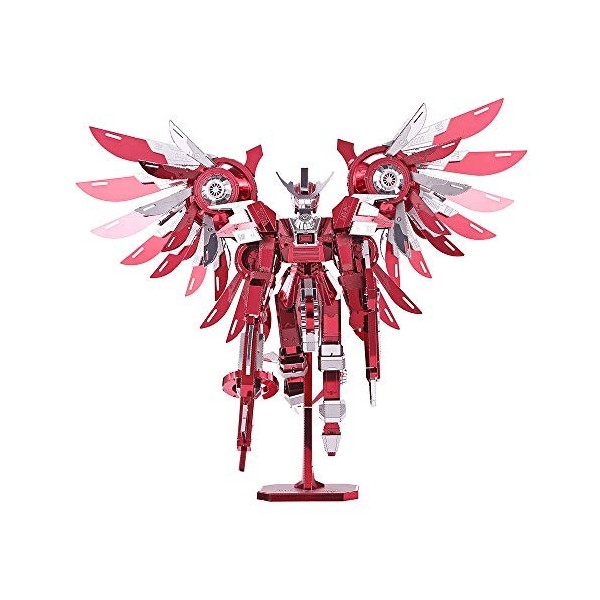 Piececool Puzzle 3D en Métal pour Adulte -Thundering Wings Maquette Métal Bricolage découpé au Laser pour Adultes 215pcs