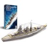 Piececool Puzzle 3D en Metal pour Adulte -Nagato Class Battleship Maquette Bateau Modèles de Navires en Métal Découpés au Las