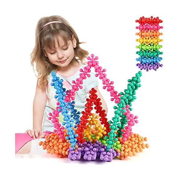 TOMYOU Blocs de Jouets de Construction pour Enfants, lApprentissage de la Construction Éducative Ensemble pour Les Garçons e