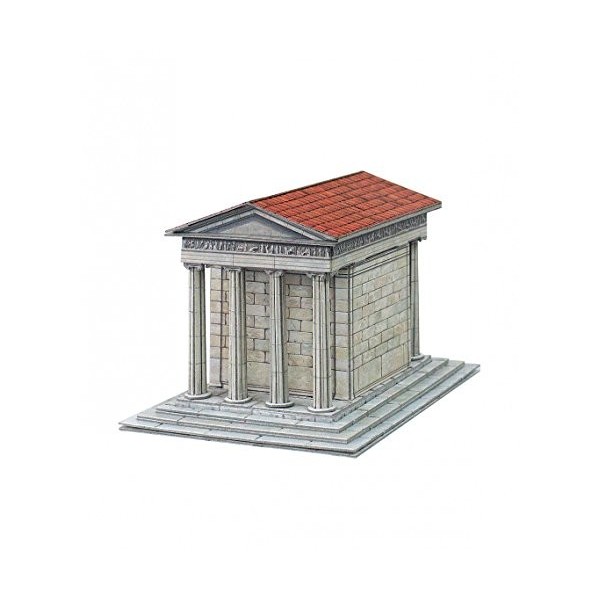 Keranova – Puzzle 3D Temple dAthéna Nikè Collection Temple of The World, échelle 1/87ème, 10 x 13 x 9 cm - Keranova338