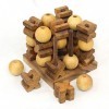 3D Tic Tac Toe XOXO : Jeu de Bois Traditionnel Fait à la Main . Organique Jeu et Jeux pour Les Adultes de SiamMandalay