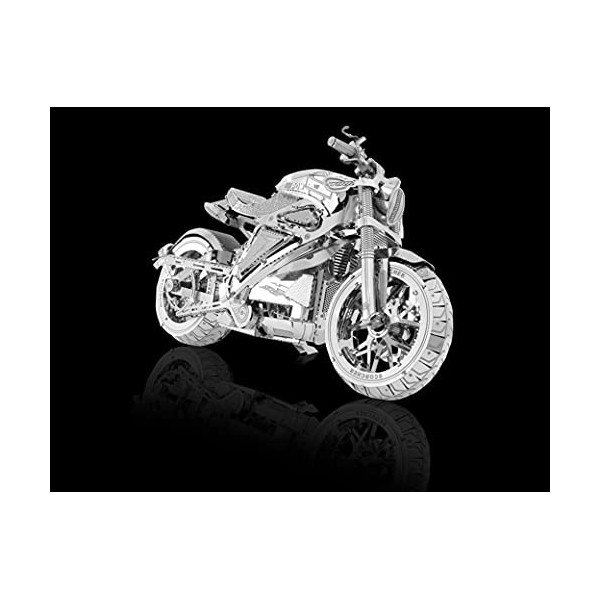 Aiyazhi Puzzles 3D en métal en forme de moto pour adultes, Avengers Moto Revell Mini puzzle 3D cadeaux Ugears modélisme const