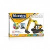 MAESTRO EXCAVADORA-50 PCS-TAMAÑO MONTADO: 32CM X 10.5CM X 21.5CM Puzzle 3D, 120110, Multicolore