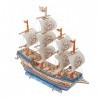 Toyvian 1 Jeu Modèle De Voile Ornements De Voilier Bateau à Voile 3D Puzzles Jouets Puzzle 3D pour Adultes Ornement De Voilie