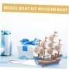 Toyvian 1 Jeu Modèle De Voile Ornements De Voilier Bateau à Voile 3D Puzzles Jouets Puzzle 3D pour Adultes Ornement De Voilie