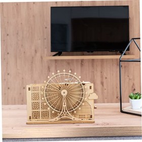 Toyvian 1 Jeu Modèle en Bois Trousses De Stylos Mini-Jouets Bâtons De Cheveux en Bois Pot à Crayons en Bois Jouet en Bois Jou