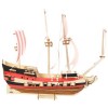 Abaodam 1 Jeu Puzzle 3D Voile Décor De Fête De Locéan Bateau De Puzzle 3D Puzzle Figurine Voilier Maquette De Construction Vo