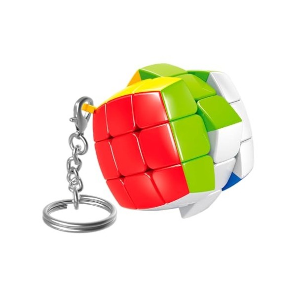 Porte-clés Magic Cube 3x3, Puzzle éducatif pour les enfants et les adultes, Soulage le stress et favorise la relaxation, idéa