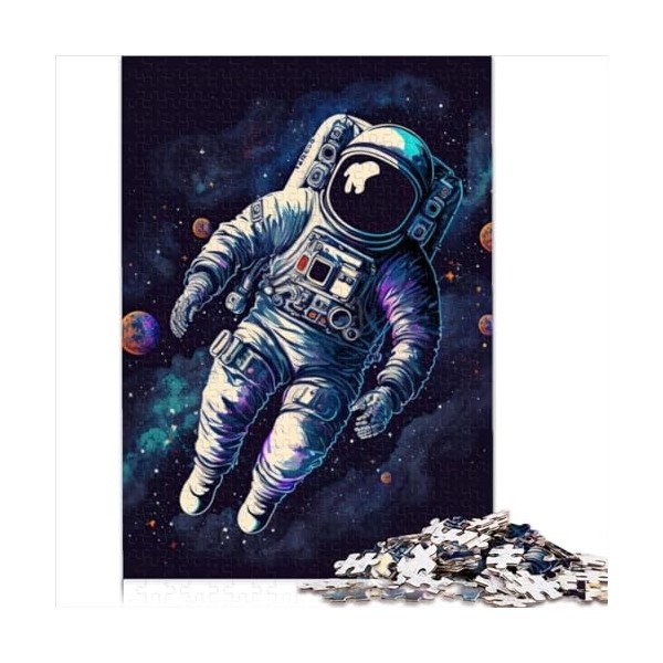 Puzzles 500 pièces Puzzle étoiles de la Nuit dansante pour Adultes Puzzle en Bois Excellent Cadeau pour Adultes 52x38cm