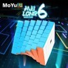 FunnyGoo MoYu Cubing Classroom Mofang jiaoshi Meilong 6 6x6 Cubes de Puzzles Magiques à Six Couches MFJS Cube 6x6x6 avec Supp