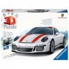 Ravensburger - Puzzle 3D Véhicules - Porsche 911 R - A partir de 8 ans - 108 pièces numérotées à assembler sans colle - Acces