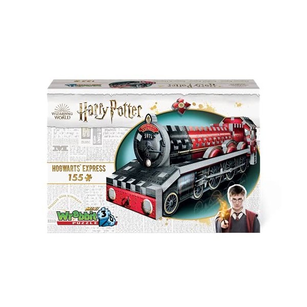 Wrebbit3D, Harry Potter: Mini Hogwarts Express 155pc , 3D Puzzle, Ages 12+