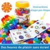 VIAHART Brain Flakes, Flocons de Neige Jeu de Construction - 500 Disques à Emboîter - Créative, Éducative Blocs de Constructi