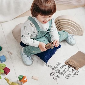 Joyeee 28 Pièces Casse-Tête-Métal en Réflexion IQ Jouets de renseignement Puzzle 3D Jouet Cadeau pour Adulte Enfant