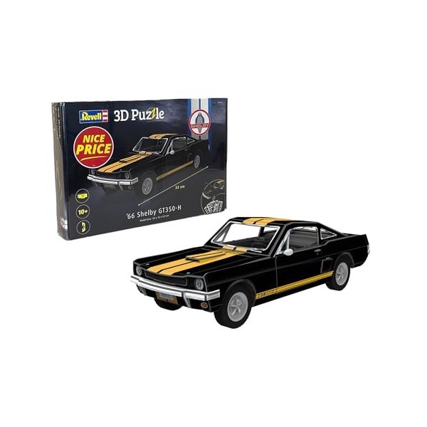 Revell 3D Puzzles 00220 Shelby Mustang GT350-H 1966 Puzzle 3D Noire