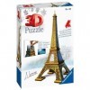 Ravensburger Kinderpuzzle- Ravensburger 12556-Tour Eiffel 3D Puzzle Constructions 216 Pièces, 12556,