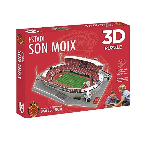 Eleven Force- Puzzle 3D Estadio de Son Moix National Soccer Club Stade, 13385