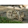 Wood Trick 3D Wooden Bicycle Toy Model - Bicycle Model Kit Mechanical Model to Build - 3D Wooden Puzzle, Assembly Model, ECO 