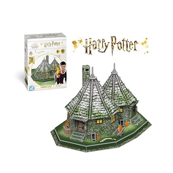 Puzzle 3D Harry Potter - La Cabane de Hagrid, Montre Harry Potter, Puzzle Harry Potter, Harry Potter Puzzle Enfant 8 Ans Ou P