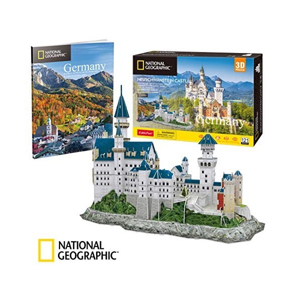 World Brands château Neuschwanstein, Adultes, maquettes à Assembler, Puzzles 3D, Cadeaux Amusants, Culture, Voyage Depuis la 