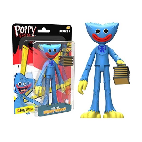 Poppy Playtime - Figurine Huggy Wuggy Sourire - Personnages de Jeux Vidéos - Dès 6 ans - Lansay