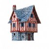 keranova keranova379 13,5 х 32 х 19 cm Clever Papier La Ville médiévale Merchant House 3D Puzzle 21 