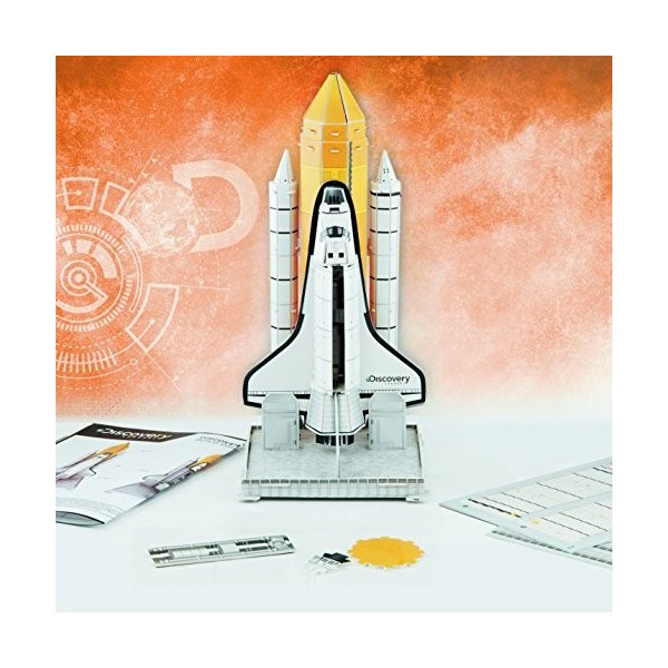 Paladone Discovery Channel Construisez Votre Propre Puzzle 3D Space Shuttle Multicolore 