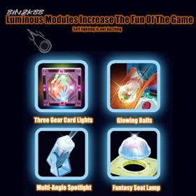 BINZKBB Blocs de Construction Magnétiques Enfants Jouet - 110 pièces 3D Jeux de Construction Éducatifs Aimanté Enfants Lumine