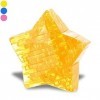 Ebiz Puzzle 3D Effet Crystal étoile Jaune