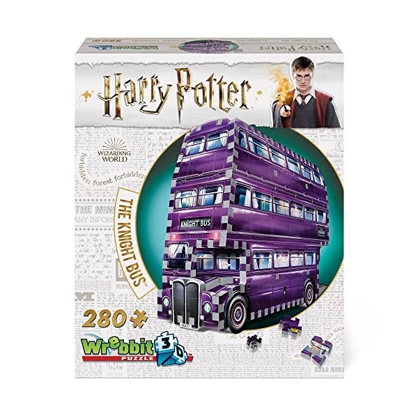 Wrebbit3D , Harry Potter: Knight Bus 280pc , 3D Puzzle , Ages 14+